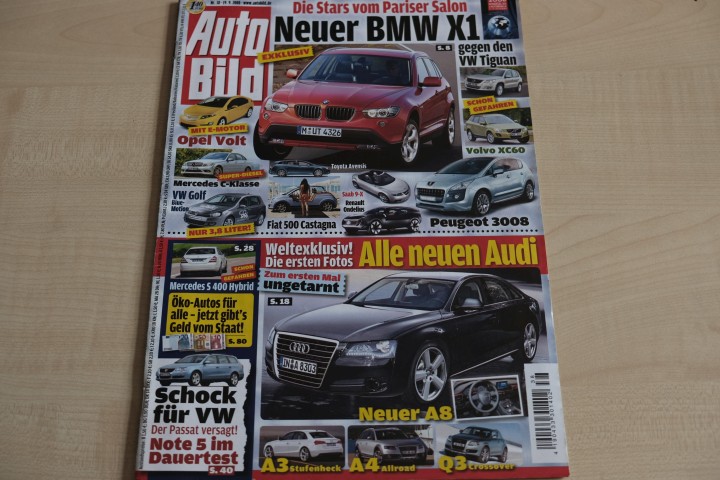 Deckblatt Auto Bild (38/2008)